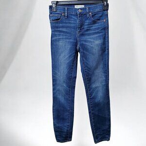 Madewell High-Rise Skinny Jeans 26 Medium Wash